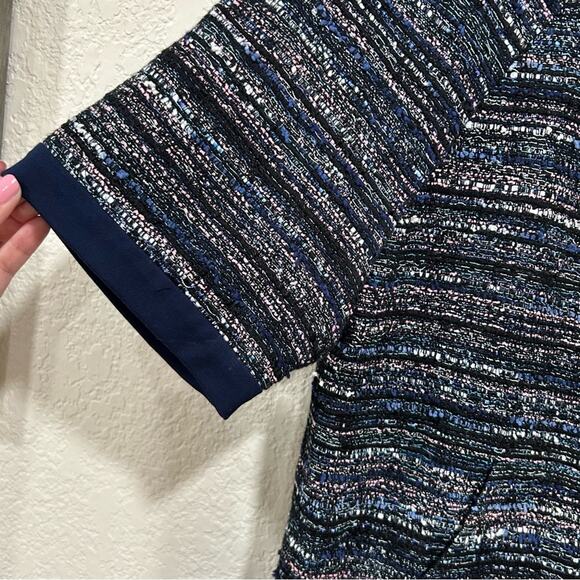 Diane von frustenberg adela tweed short sleeve top womems size medium - Picture 4 of 12